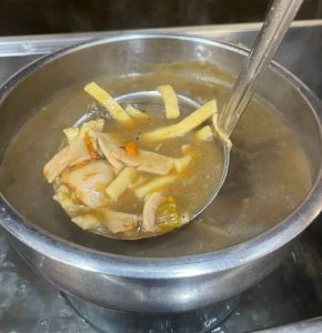 FRIDAY – 10/15/21 – HEARTY CHICKEN NOODLE – LAMB SANDWICH